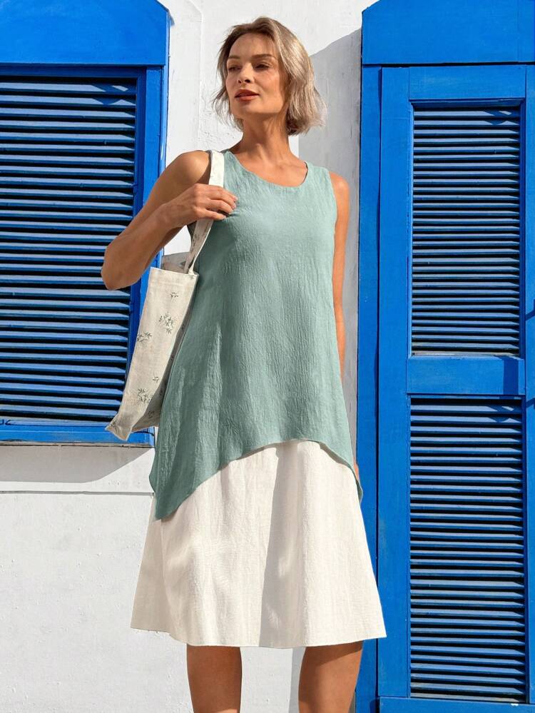 Minimalist Stylish Casual Everyday Mid-Length Dress For Women