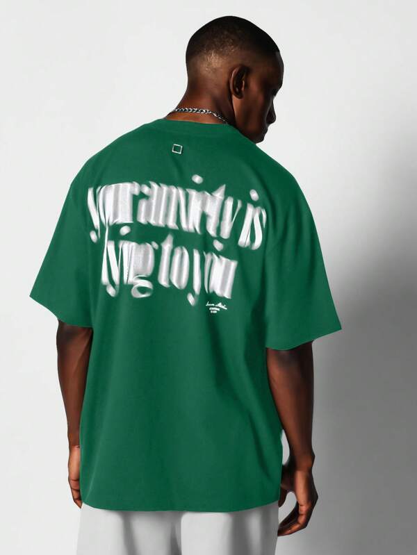 SUMWON Oversized Streetwear T-Shirt Graphic Print Summer Festival Casual Urban Hip Hop Style Cotton Blend Athletic Loose Fit Short Sleeve Tee Comfortable Everyday Wear