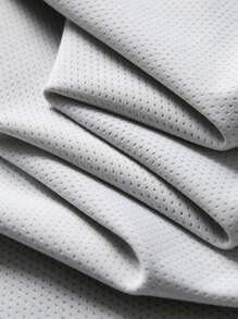 JNSQ Back To School Clothes, Tween Girl And Boy Outdoor Professional Sports Short Sleeve T-Shirt, Children's Round Neck Boneless Stitching Contrast Color Outdoor Sports Short Sleeve Top - Grey - View 7