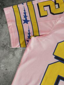 Aesthetic Post--Plus Size Men's Fashion Short Sleeve T-Shirt, Suitable For Summer - Multicolor - View 4