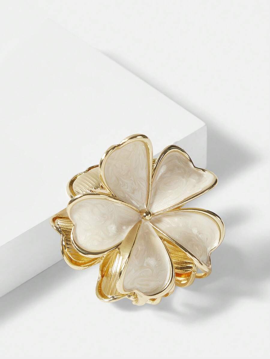 MOTF PREMIUM 油滴花发夹 发爪 爪夹 发夹 发颚夹 发夹 发夹 发夹 接发夹 - 白色 - 查看 2