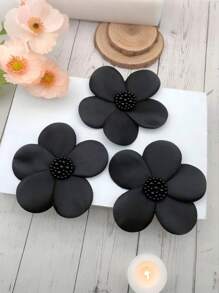 1 件白色/黑色 3D 串珠蕾丝、贴花花片、图案面纱紧身胸衣 DIY 花饰品布贴配饰、DIY 服装配饰、婚礼装饰 - 彩色 - 查看 7