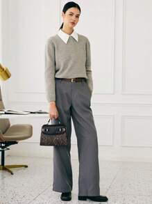 SHECARRY 女士通勤时尚手提包 - 棕色 - 查看 5