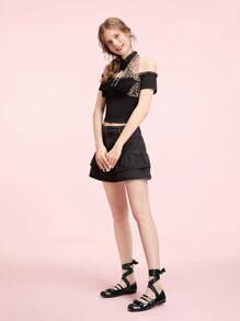 CUCCOO DOLLMOD Women's Solid Color Simple Fashion Casual Flats For Daily Wear - Black - View 10