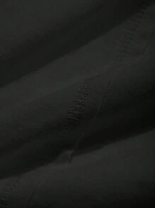 FRIFUL Áo thun nữ tay chuông màu trắng rộng rãi, trang phục xếp lớp cơ bản, trang phục mùa xuân, trang phục mùa thu, áo dài tay cho nữ - màu đen - Xem 6