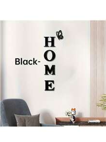 5 件家居标语亚克力 3D 墙贴，用于入口门装饰、贴纸、墙贴、乙烯基贴花，用于家居装饰、客厅装饰、墙壁装饰、春季装饰品，让您的家焕然一新，拉玛装饰贴纸礼物生日毕业 - 彩色 - 查看 7