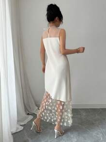 Chiquease 女士无袖直筒纹理连衣裙，优雅度假风格