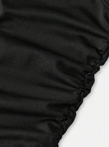 SHEIN Dozemod Tween Girls Minimalist Comfort Ruched Camisole