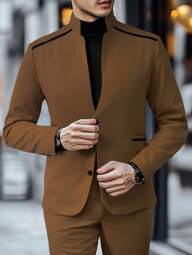 Manfinity Bizformal بدلة رسمية وسترة وبناطيل للرجال، مناسبة للوظائف والتنقل