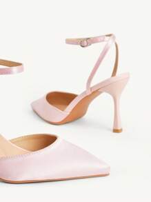 CUCCOO CHICEST Stiletto's met spitse neus voor dames, elegante, effen, laag uitgesneden instappers met hoge hakken, geschikt voor werk, dates, bruiloften en veelzijdigheid