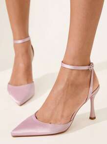 CUCCOO CHICEST Stiletto's met spitse neus voor dames, elegante, effen, laag uitgesneden instappers met hoge hakken, geschikt voor werk, dates, bruiloften en veelzijdigheid