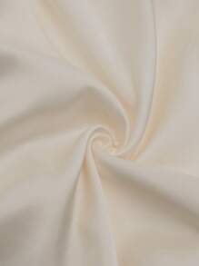 Aalyst Fall For Women Baggy Blouse Shirt Top Beige Casual Basic Festival Going Out Graduation Silk. - Apricot - View 6