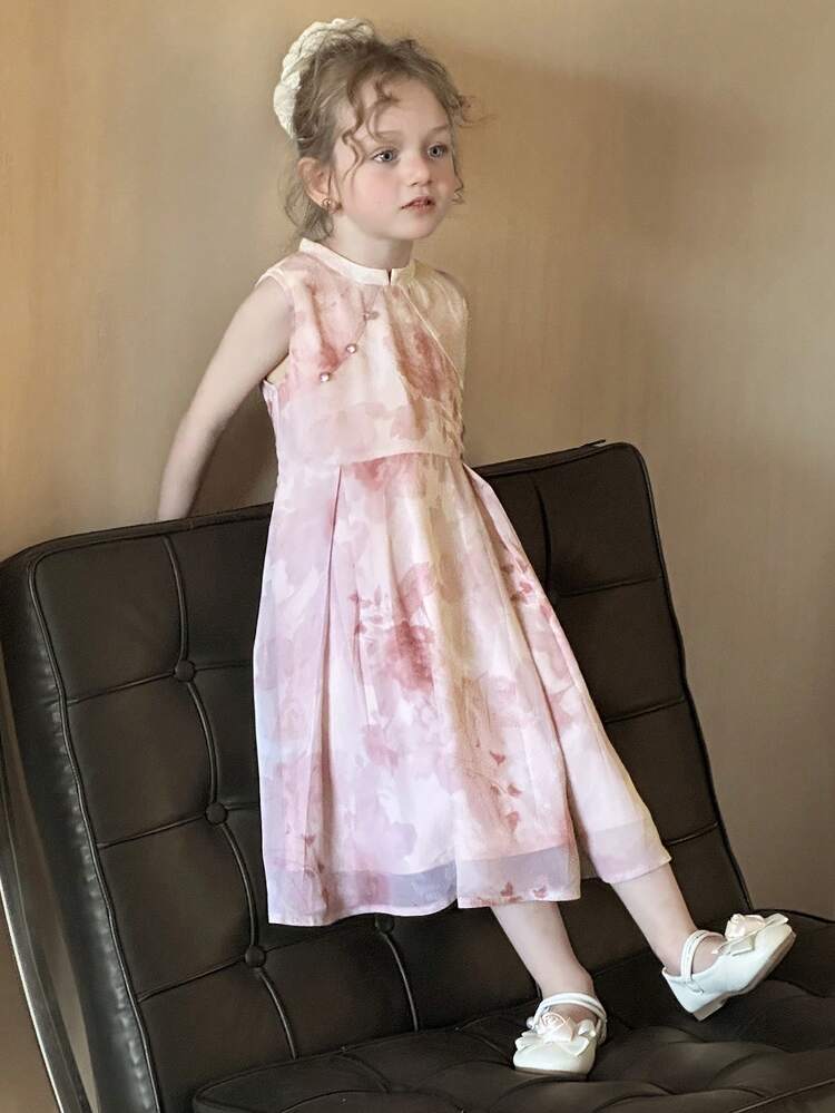 Young Girls Sleeveless Dress, Summer