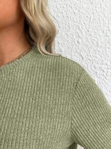 SHEIN 2-delige zwangerschapsoutfit in effen kleur met korte mouwen en rok, zomerse casual outfit