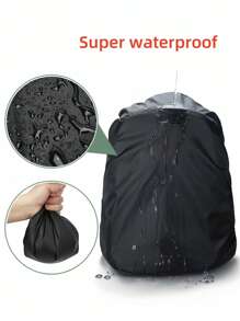 1pc Outdoor Mountaineering Waterproof Cover,Raincoat For Backpack Outdoor ,Double Shoulder Dust Cover, Portable Collapsible Large Capacity Clamshell Bag, Hiking Backpack