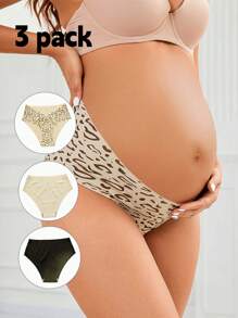 3pcs/Set Maternity Underwear, Minimalist And Fashionable, Suitable For Summer - Multicolor - View 4