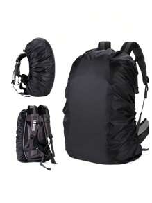 1pc Outdoor Mountaineering Waterproof Cover,Raincoat For Backpack Outdoor ,Double Shoulder Dust Cover, Portable Collapsible Large Capacity Clamshell Bag, Hiking Backpack