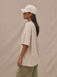 MUSERA Crewneck Oversized T-Shirt Casual Capsule Wardrobe Everyday Oversized T-Shirts Airport Fall Back To School Autumn Winter Christmas Elegant