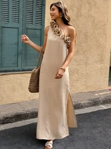 SHEINBlues Casual Vacation Style Women Long Dress