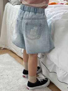 Hapijoa Pantaloncini di jeans strappati alla moda adatti per l'estate, per ragazzi giovani