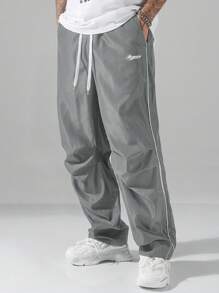 Manfinity Hypemode Men's Street Collegiate Style Pants, For Back To School