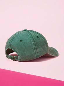 THE POWERPUFF GIRLS X SHEIN Adjustable Washed Cartoon Embroidered Baseball Cap