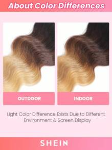 1 chiếc tóc giả Highlight 4 x 4 Body Wave Lace Closure màu 1B/4/27, mật độ 150, tóc thật Remy nguyên chất, có tóc con đã được tỉa sẵn, màu ombre. - S1/4/27 - Xem 5