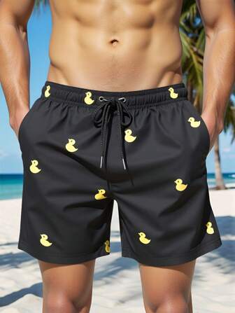 Manfinity VDAYZ Herren Modische Strandshorts, geeignet für Herren Badeshorts Sommer, Herren Badehose, Herren Badehose, Hawaiihemd