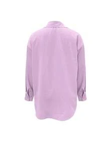 INAWLY Blusa de manga larga para mujer, de moda para el verano - Púrpura malva - Ver 2