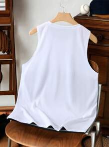 Claim Dot Men's Printed Sleeveless Tank Top, Round Neck, Fashion, Suitable For Summer - Multicolor - View 2