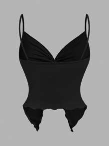 SHEIN MOD 3 Set Multicolor Women's Twist Front Crisscross Sleeveless Top,Cute Tops, - Multicolor - View 11