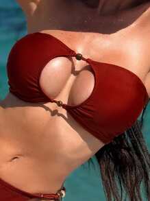 Swim SXY Bikini donna sexy personalizzato senza spalline da spiaggia
