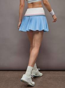 Activina Women Sports Skirt/Skort, Fashionable For Summer - Baby Blue - View 2