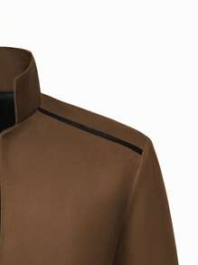Calvornis Men's Business Commuter Jacket And Trouser Suit Men Fashion Suits - Brown - View 4