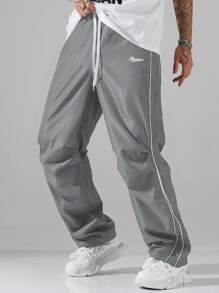 Manfinity Hypemode Men's Street Collegiate Style Pants, For Back To School