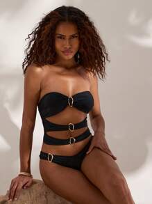 Opulessa Damen Sommer Boho Urlaub Strand Urlaub Outfits Kontrastfarbe Patchwork Strick Slip Kleid, Cut Out