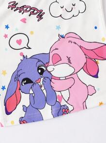 4pcs Young Girl Cute Floral Heart Star Print Camisole Underwear Set Mother Day Gift Graduation Gift Summer Clothes - Multicolor - View 6