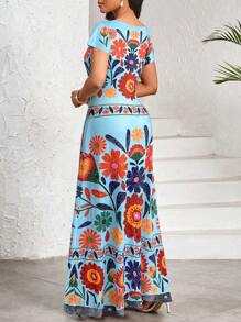 SHEIN Lady Stroje na wakacje wiosna/lato Kobiety Boho Letnie stroje dla kobiet Sukienki urodzinowe dla kobiet Sukienki letnie dla kobiet Sukienka letnia na wakacje Eleganckie sukienki dla kobiet Sukienki dla kobiet Sukienki damskie