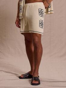 Musero Knit Crochet Shorts Only Spring Summer Vacation Easter - Multicolor - View 3