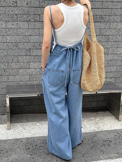 DAZY Peto vaquero casual de mujer para vacaciones