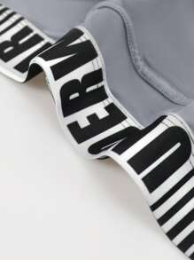 SHEIN 4-Piece Set Men's Contrast Binding Letter Print Boxer Briefs - Multicolor - View 3