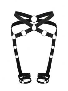 SHEIN Women's Sexy Lingerie Accessories, Minimalist & Practical Multi-Function - Black - View 1