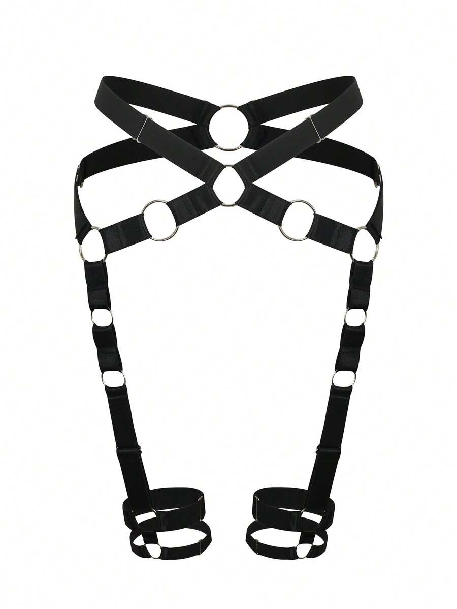 SHEIN Women's Sexy Lingerie Accessories, Minimalist & Practical Multi-Function - Black - View 1