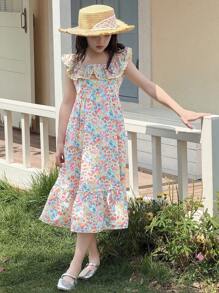 Dazy Kids 少女秋季连衣裙，返校季服装，假期复活节 - 彩色 - 查看 3