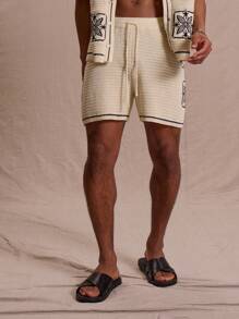 Musero Knit Crochet Shorts Only Spring Summer Vacation Easter - Multicolor - View 2