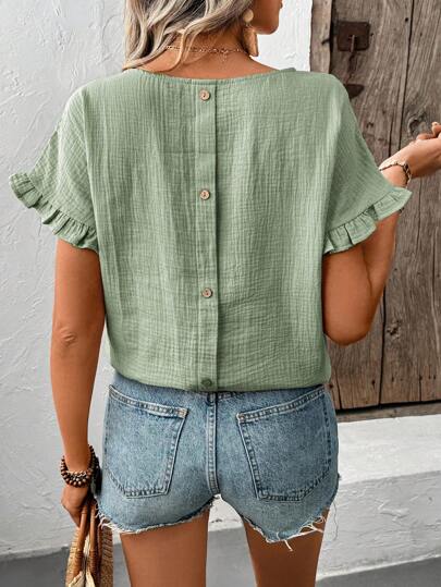 Breezaya 一件式简约现代休闲波西米亚衬衫