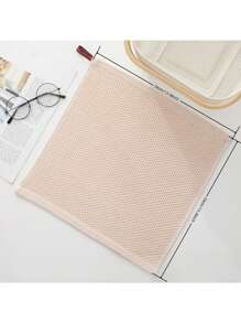 SHEIN 5pcs 100% New Highly Absorbent Soft Dish Cloth, Honeycomb Cloth,Kitchen Towels, Cleaning Rags,Suitable For Kitchen, Bathroom And Household Cleaning - Beige - View 5
