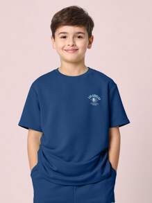 SUMWON Sportliches Outfit für Jugendliche, Los Angeles Sportart Set mit Sweatshirt und Jogginghose, Lässig Sportbekleidung, Training, Schule, Verein, Mannschaft, Streetwear