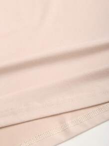 Sweetra 3pcs/Set Oblique Shoulder Short Sleeve White, Gray, Black Color Mix Loose T-Shirt - Multicolor - View 5