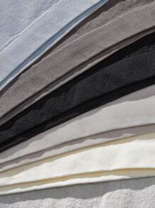 SHEIN 5pcs/Set Teenager Girls Minimalist Comfortable Racer Back Bras, Suitable For Students And Growth Period, Autumn/Winter - Multicolor - View 5